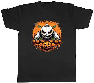 Buy Halloween Pumpkin Mens T-Shirt Living Dead Grave Tomb Tee Gift • 8.99£