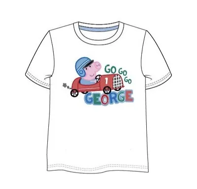 Buy Official Peppa Pig T-shirts Top Boys Kids Children's Ages 1.5-2, 3, 4, 5 Years • 6.99£