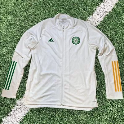 Buy Celtic FC Football Jacket Adidas 2020/21 Full Zip Jacket Men's XL Original • 24.99£