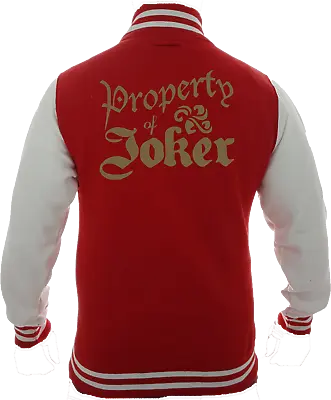 Buy Property Of Joker Varsity Jacket - Inspired By Harley Quinn Suicide Squad Joker • 35.99£