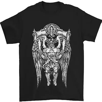 Buy Knights Templar Skull Roman Warrior MMA Gym Mens T-Shirt 100% Cotton • 9.99£