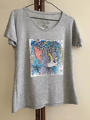 Buy Tom & Jerry Magic T-shirt With Vintage Cartoon Animation Women's Size M-L • 12£