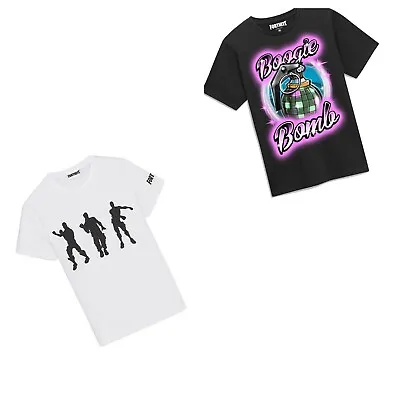 Buy Fortnite Emotes Floss & Boogie Bomb Kids T-Shirt Official Merch 2 Pack • 8.99£