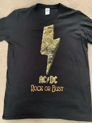 Buy Ac/dc Rock Or Bust T Shirt Large • 11.75£