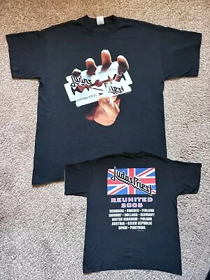 Buy Vintage Judas Priest Reunited 2005 Tour T-Shirt - Size L - Heavy Metal Motorhead • 24.99£