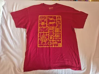 Buy DUNGEONS & DRAGONS T-Shirt Mens XL Loot Crate Red D&D • 4.99£