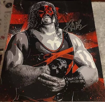 Buy WWE/WWF Kane Signed Photo Autograph Official Wrestle Crate Merch • 25£
