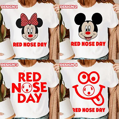 Buy Kids Adults Unisex Comic Red Nose Day T-Shirt 2024 Smile Relief Boys Girls#V#RND • 9.99£