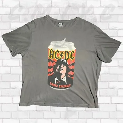 Buy AC/DC Music Band Merch Rock Heavy Metal Mens TShirt XL Vintage Graphic Print Y2K • 18.53£