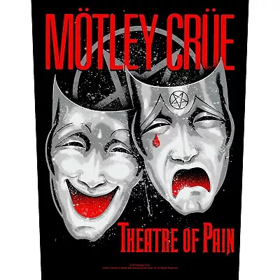 Buy MOTLEY CRUE Theatre Of Pain 2018 GIANT BACK PATCH 36 X 29 Cms OFFICIAL MERCH • 9.95£
