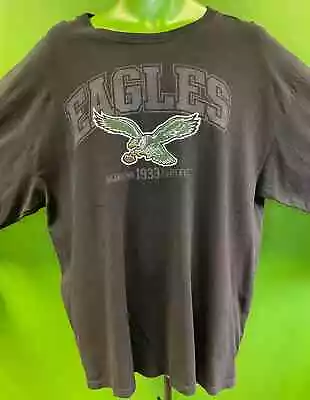 Buy NFL Philadelphia Eagles 100% Cotton Throwback Logo L/S T-Shirt Men's 2X-Large • 12.74£
