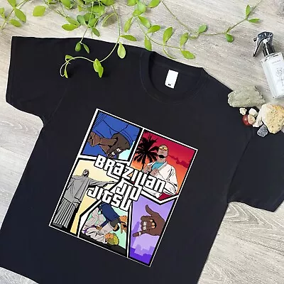 Buy Brazilian Jiu Jitsu T-Shirt, Cool Bjj Gamer Themed Gift Tee Top • 14.95£