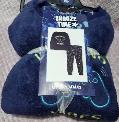 Buy Kids Childrens Warm Fleece Pyjamas . Sleepover 2 Piece Gift Set. 12-13 Years • 6.99£
