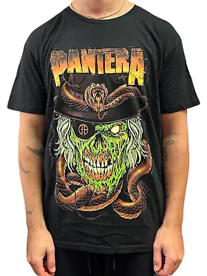Buy Pantera Snake & Skull Official Unisex T-Shirt: NEW • 12.79£