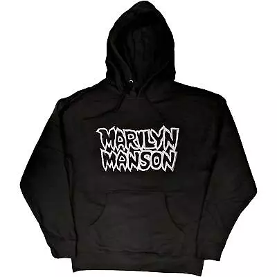 Buy Marilyn Manson Unisex Pullover Hoodie: Classic Logo OFFICIAL NEW  • 38.48£