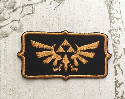 Buy Embroidered Iron On Patch: The Legend Of Zelda Crest. • 4.50£