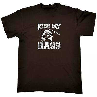 Buy Kiss My Bass Fishing Angling Fish - Mens Funny T-Shirt Tshirts T Shirt Shirts • 12.95£