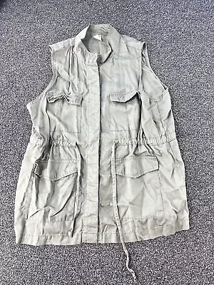 Buy Faded Glory Army Vest Tunic Shirt Ladies XXL Plus 20 Army Green Cargo Pockets • 10.75£