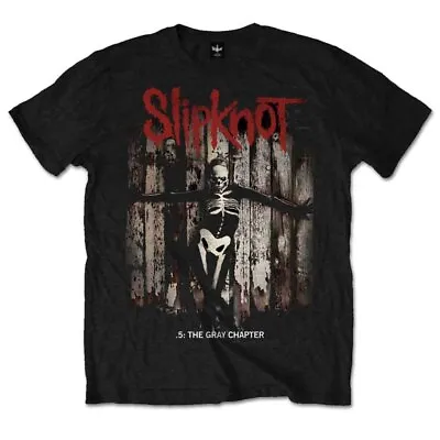 Buy Officially Licensed Slipknot The Gray Chapter Album Mens Black T Shirt • 14.50£