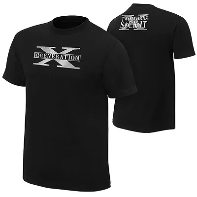 Buy Official WWE - DX D-Generation X  Two Words  Retro Authentic T-Shirt • 29.99£