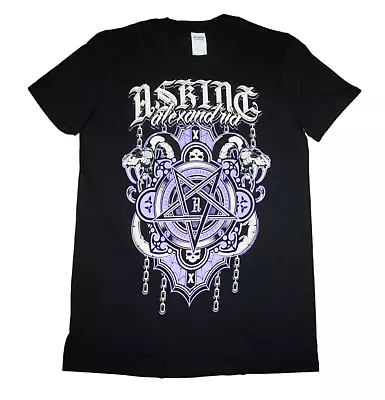Buy Asking Alexandria - Snakes And Purple Pentagram - Men's / Unisex T Shirts Size S • 11.95£