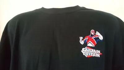 Buy Superhero Captain Britain T-shirt • 11.45£