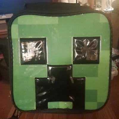 Buy Minecraft Creeper Insulated Lunchbag 9 X 8.5 X 2.5 • 4.73£