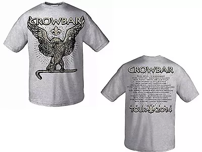 Buy CROWBAR - Eagle Tour 2014 Gold - Grey T-Shirt - Größe Size S - Neu • 17.37£