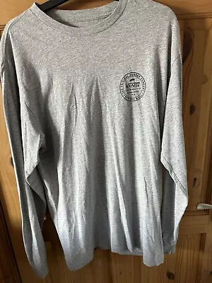 Buy Vans - Long Sleeve T-Shirt - Medium - Grey • 10£