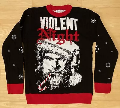 Buy Small 38  Inch Chest Violent Night Ugly Christmas Sweater Jumper • 29.99£