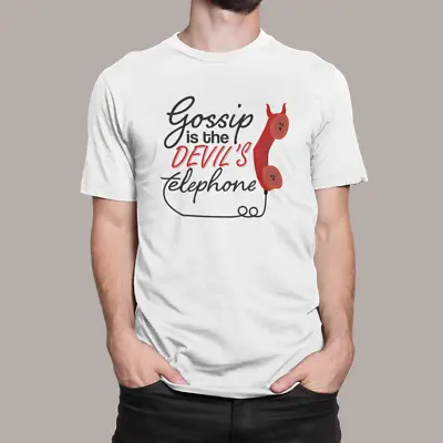 Buy Gossip Is The Devils Telephone Schitts Creek Inspired T Shirt Funny Adults Kids • 8.99£
