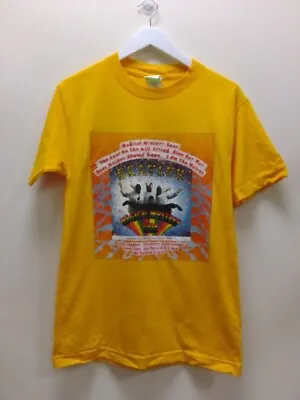 Buy Men's THE BEATLES Yellow Magical Mystery Tour Cotton T-shirt UK S - CG H71 • 8.99£
