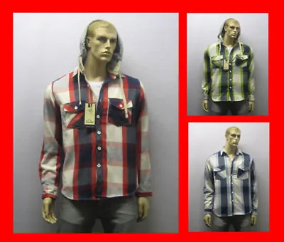 Buy Slim Fit Brave Soul Lumberjack Detachable Hoody Check Warm Flannel Shirt Jacket  • 19.90£