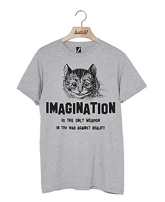 Buy Batch1 Alice In Wonderland Looking Glass Imagination Cheshire Cat Unisex T-shirt • 14.95£