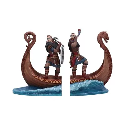 Buy Nemesis Now Assassin's Creed Valhalla Bookends Viking Official Game Merch • 149.99£