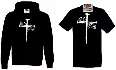 Buy Hoody And T Shirt Jesus He Is Risen • 39.99£
