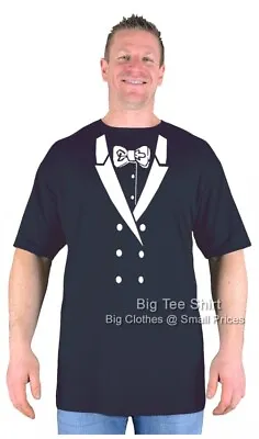 Buy Big Mens BTS Bow Tie Tuxedo T Shirt  Sizes M L XL 2XL 3XL 4XL 5XL 6XL 7XL 8XL  • 17.99£