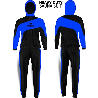 Buy Heavy Duty Sauna Sweat Suit Exercise Gym Suit Fitness Weight Loss With Hoodie • 17.99£