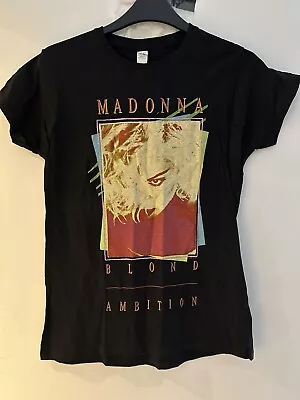 Buy Madonna T Shirt Vintage Blonde Ambition Tour Print • 35£