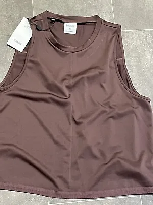 Buy Gymshark Brown Whitney Simmons Vest  Training Top Brand New Size  Uk Xl Womens • 7.49£