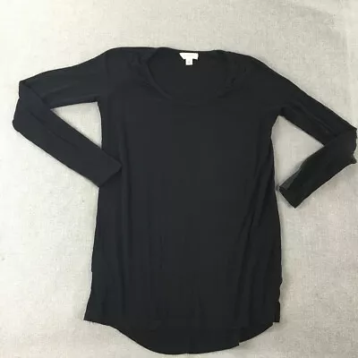 Buy Witchery Womens Knit Top Size XS Black Long Sleeve Pullover Shirt Stretch • 15.79£