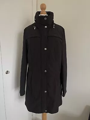 Buy Michael Kors Black Coat Jacket Size S Concealed Hoodie - Accepting Offers • 45£