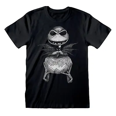Buy Disney Nightmare Before Christmas Jack Sketch T-Shirt • 14.99£