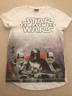 Buy Girls Star Wars T- Shirt Age 7 Years Nw130 • 2.50£