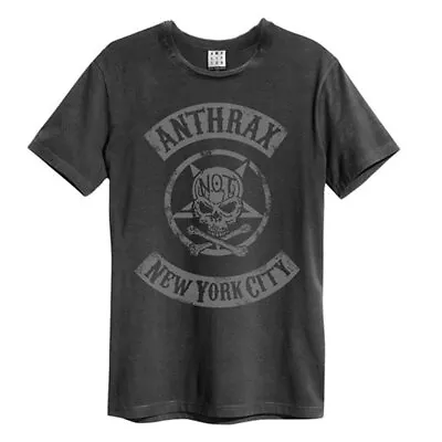 Buy Anthrax New York City Amplified  Vintage Charcoal T Shirt • 22.01£