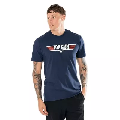 Buy Top Gun Unisex Adult Logo T-Shirt BN4614 • 17.09£
