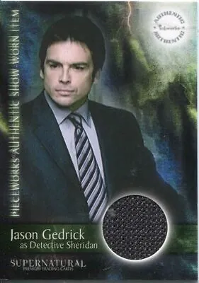 Buy Supernatural Season 2 Pieceworks Card  PW-16 Jacket Worn By Jason Gedrick • 14.99£