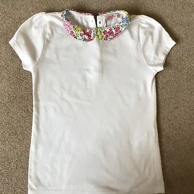 Buy Girls Kath Kids Peter Pan Collar T Shirt Top 7-8 • 3.99£