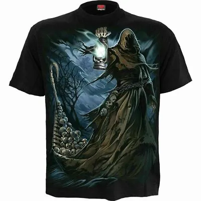 Buy SPIRAL DIRECT FERRYMAN T-Shirt/Biker/Skull/Reaper/Goth/Darkwear/Top • 16.99£