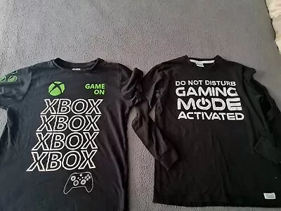 Buy Boys Xbox Tshirts Bundle Age 13-14 Years • 3.99£